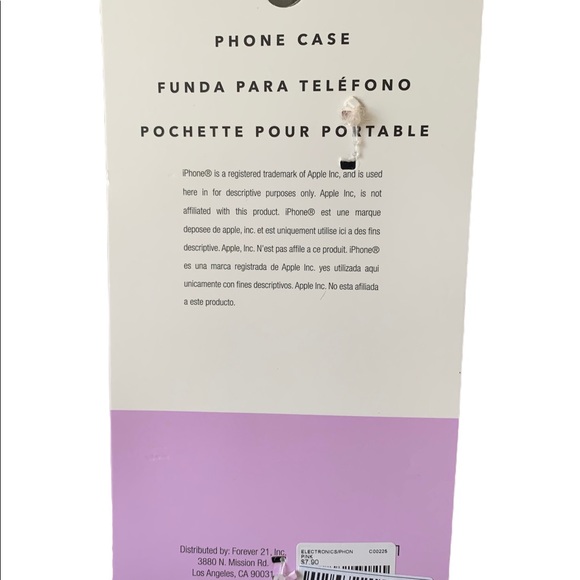 IPhone 7 or 8 case!  Bunny ears, diamond cut out for camera w/bow! New!  BUNDLE! - Picture 5 of 6